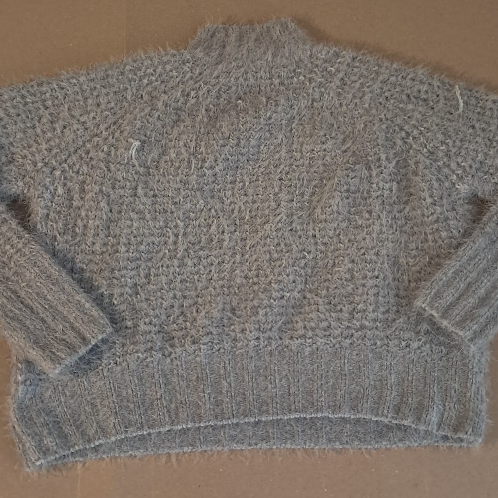 SO Charcoal Women's Turtleneck Sweater
